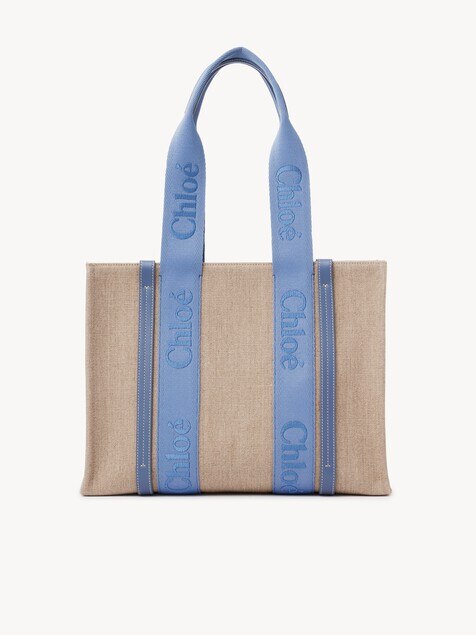 Bolso tote Woody de lino