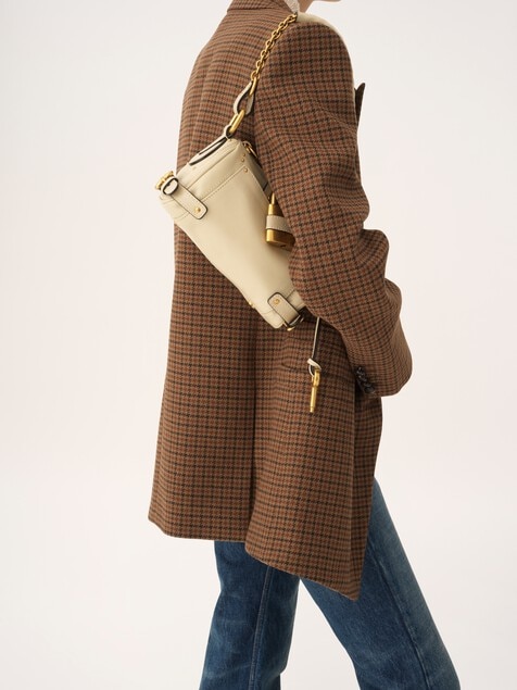 Small Paddington chain bag in grained leather