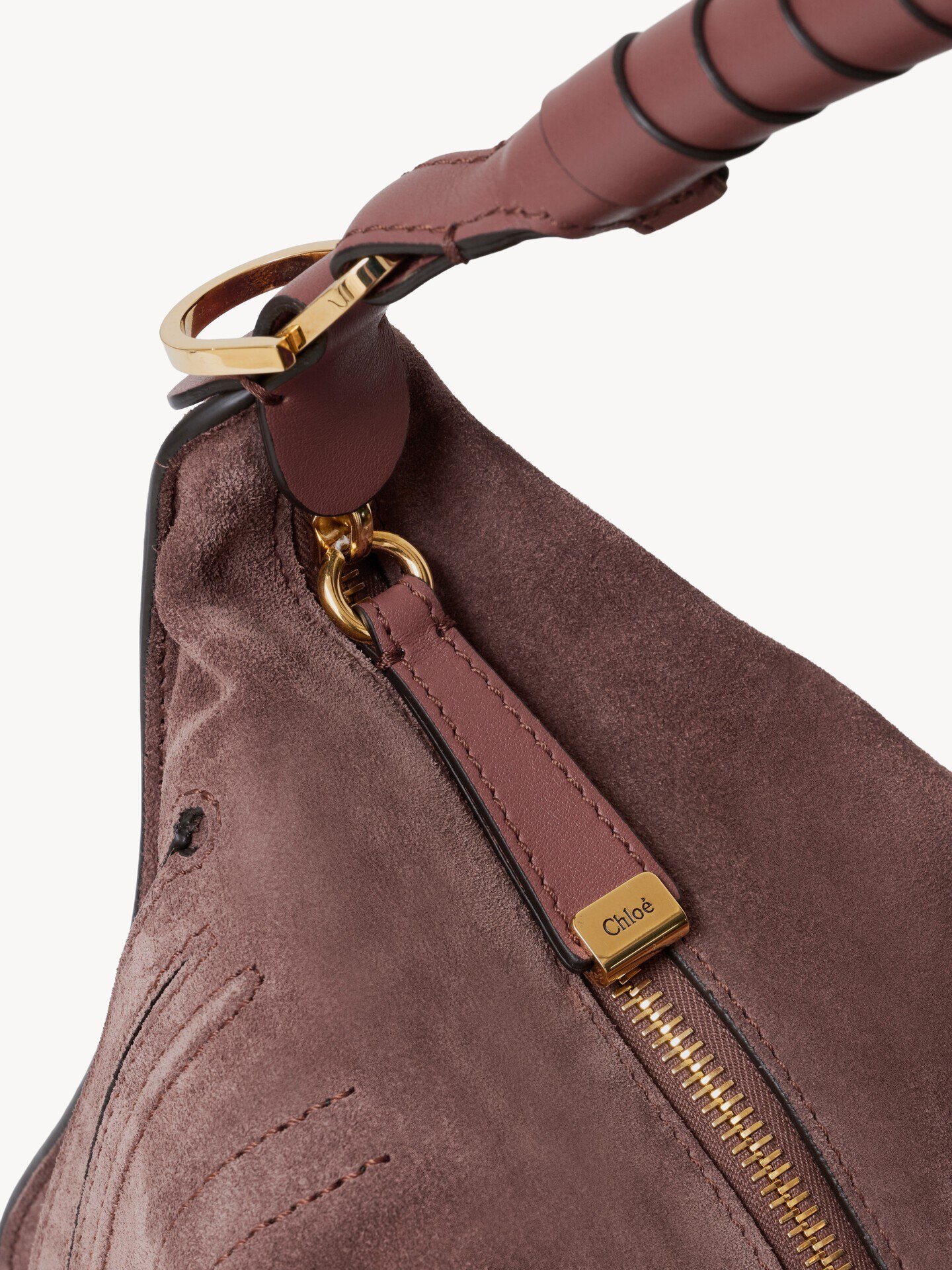 Bolso de hombro Marcie peque&ntilde;o de ante - 8