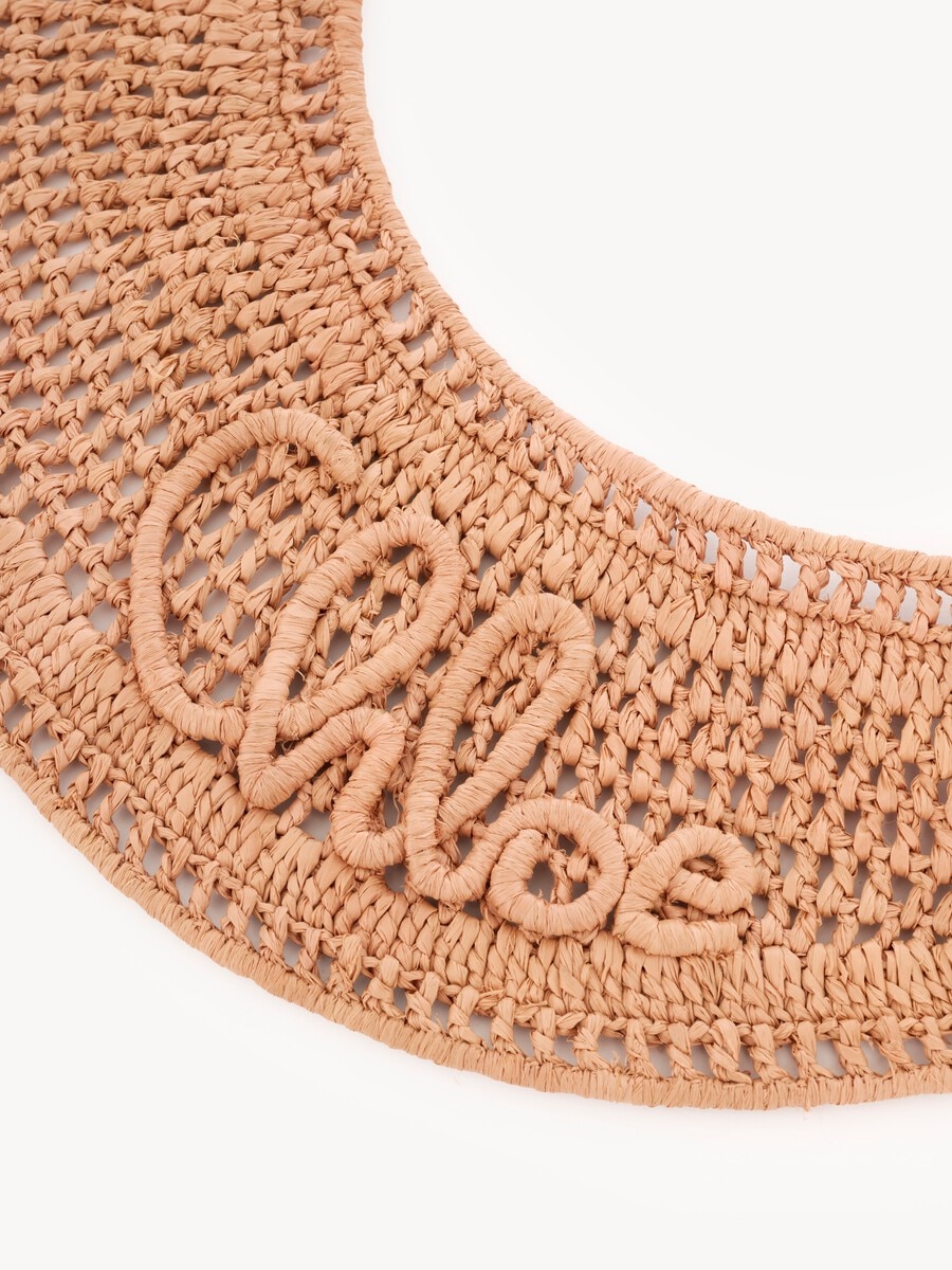 The Chlo&eacute; Raffia visor - 3
