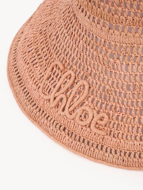 The Chlo&eacute; Raffia capeline hat