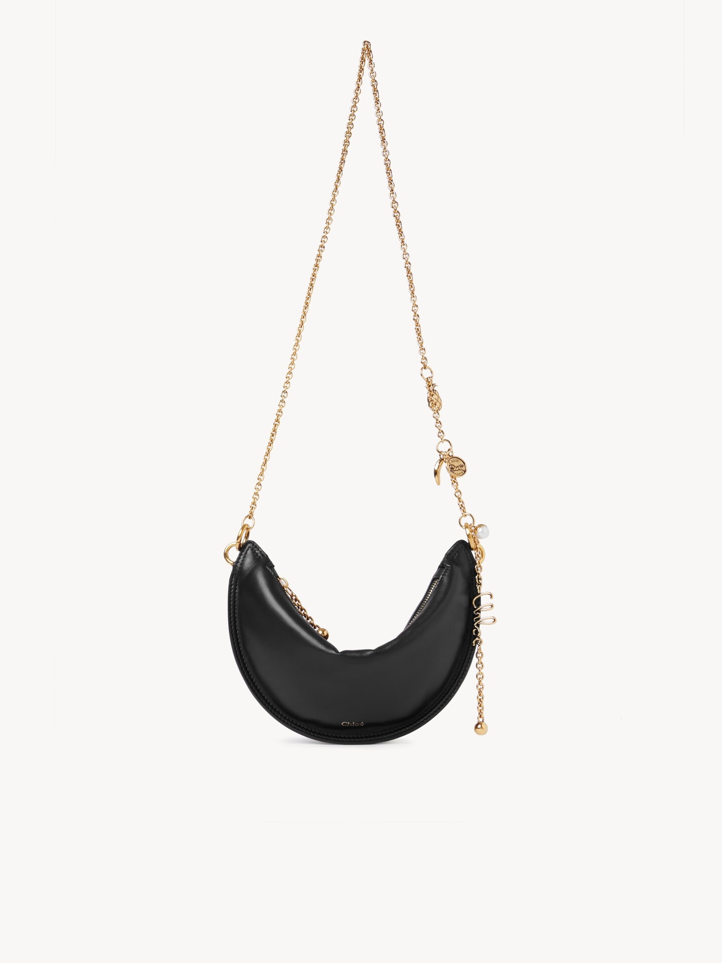 Mini Chloé Icons shoulder bag in soft leather - 1