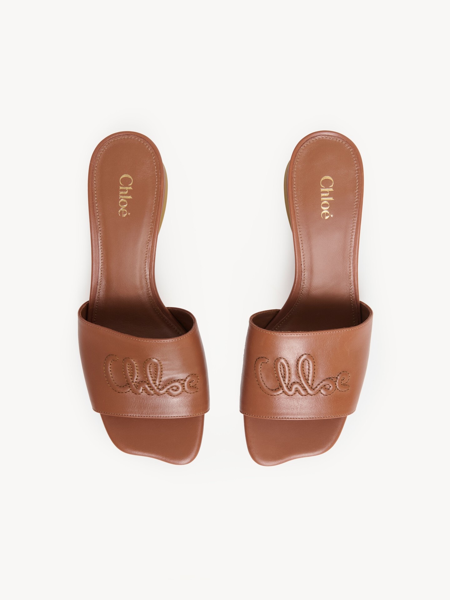 Chlo&eacute; Soleil heeled mule - 3