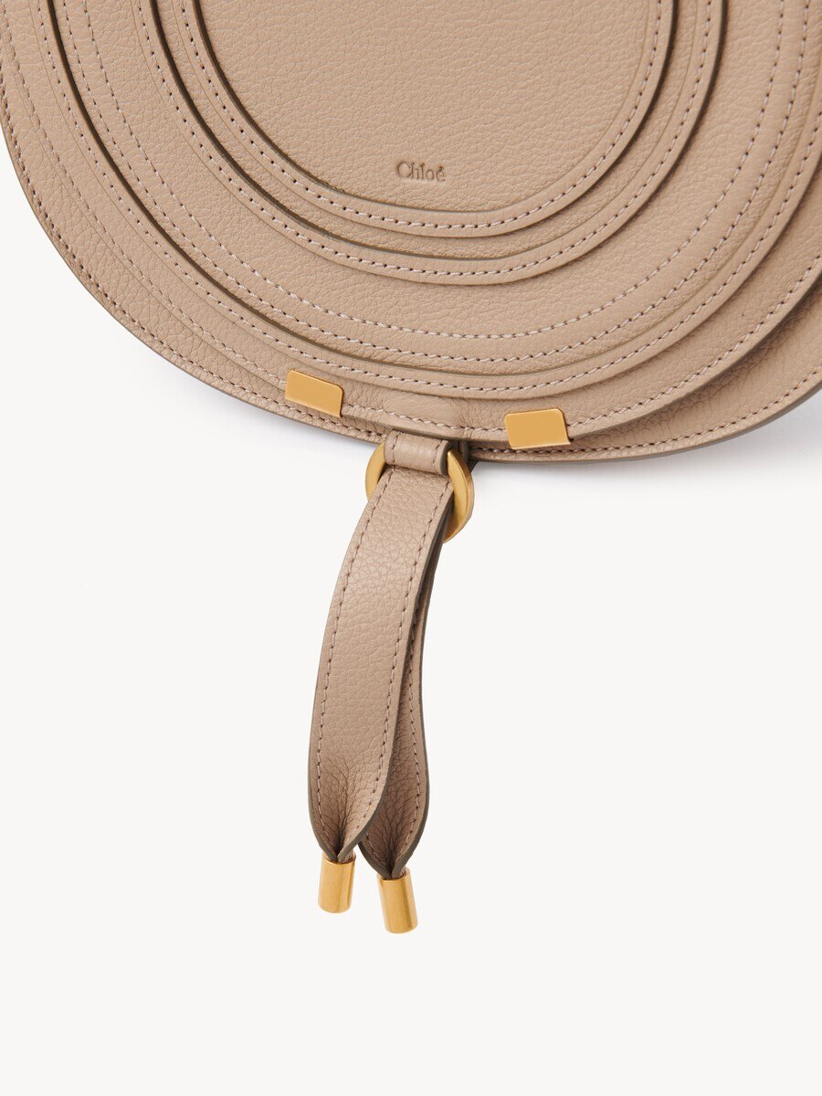 Bolso saddle Marcie de cuero granulado - 7