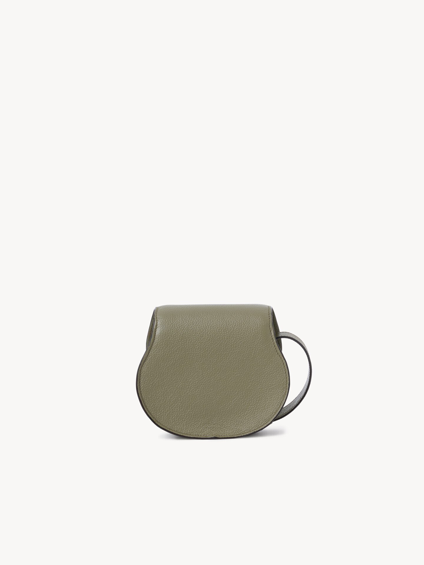 Small Marcie saddle bag in grained leather - 5
