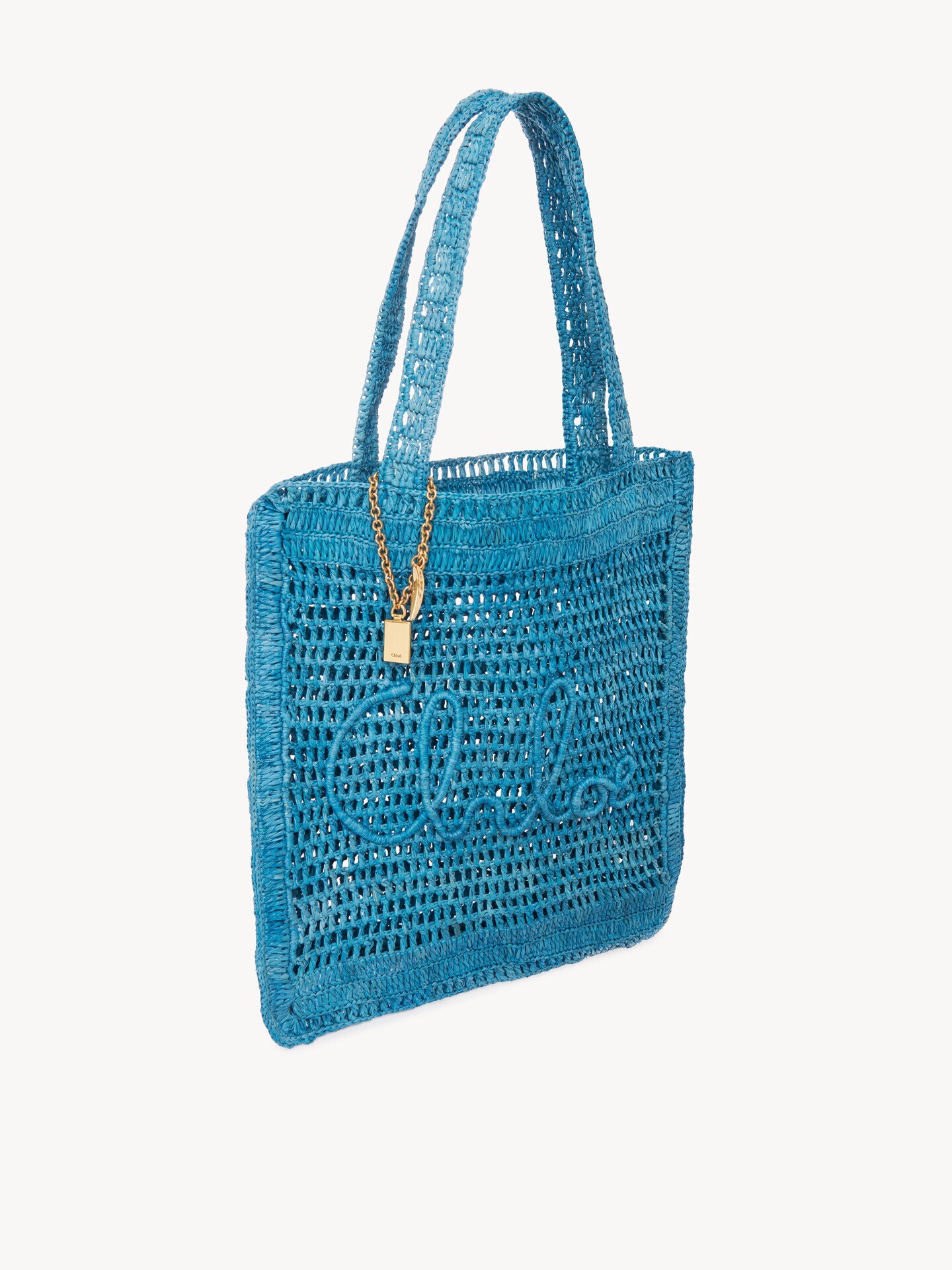 Bolso tote Summer Banana de rafia - 6