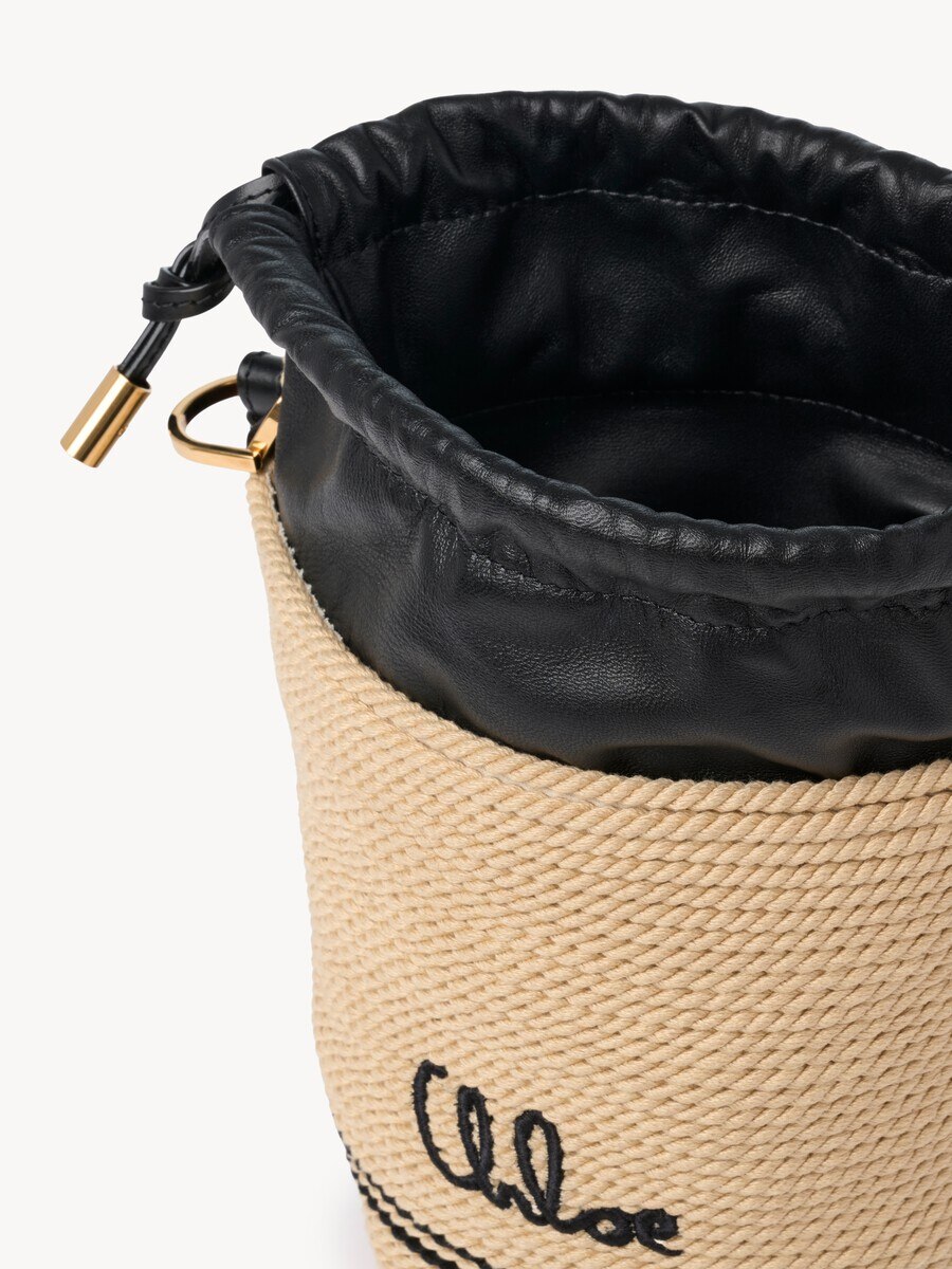 Chlo&eacute; Soleil bucket bag in cord - 6