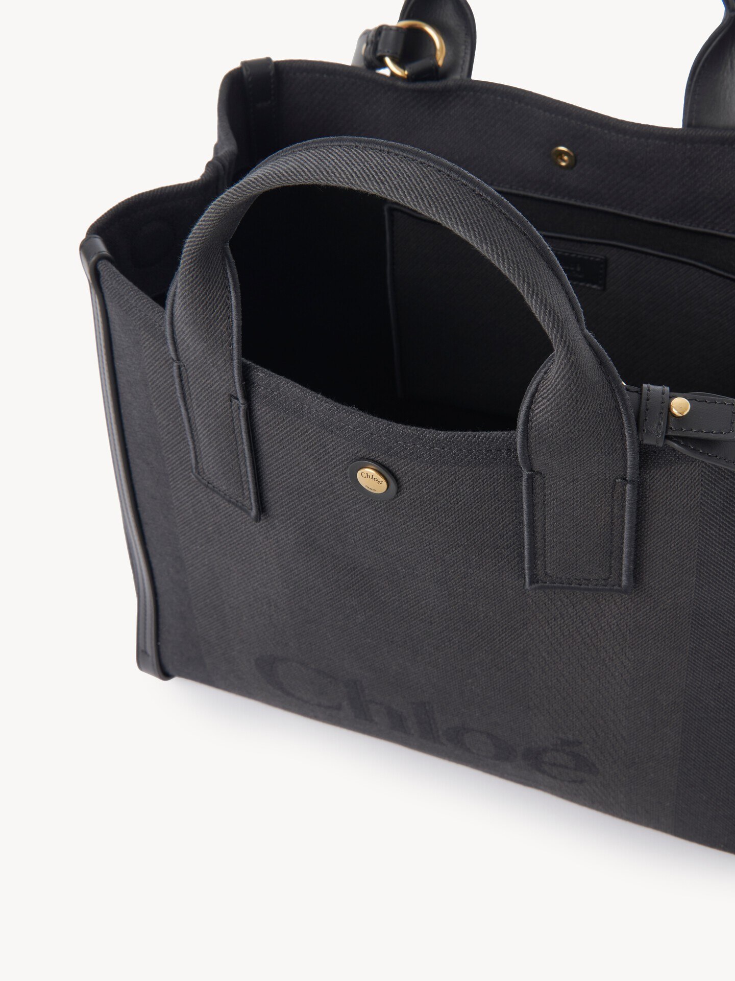 Chlo&eacute; Carry tote bag in canvas - 6