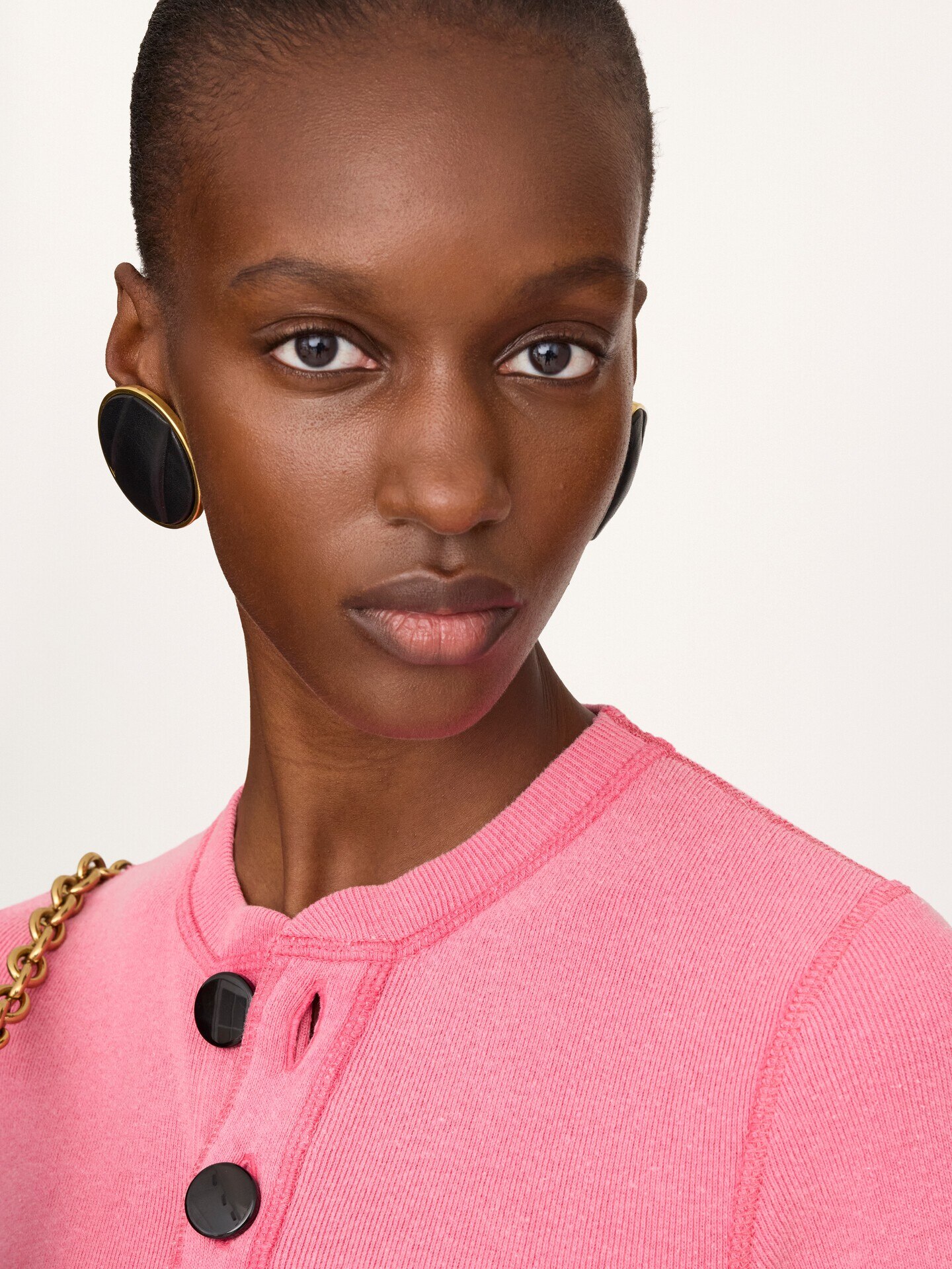 Short-sleeve Henley shirt in cotton jersey - 6