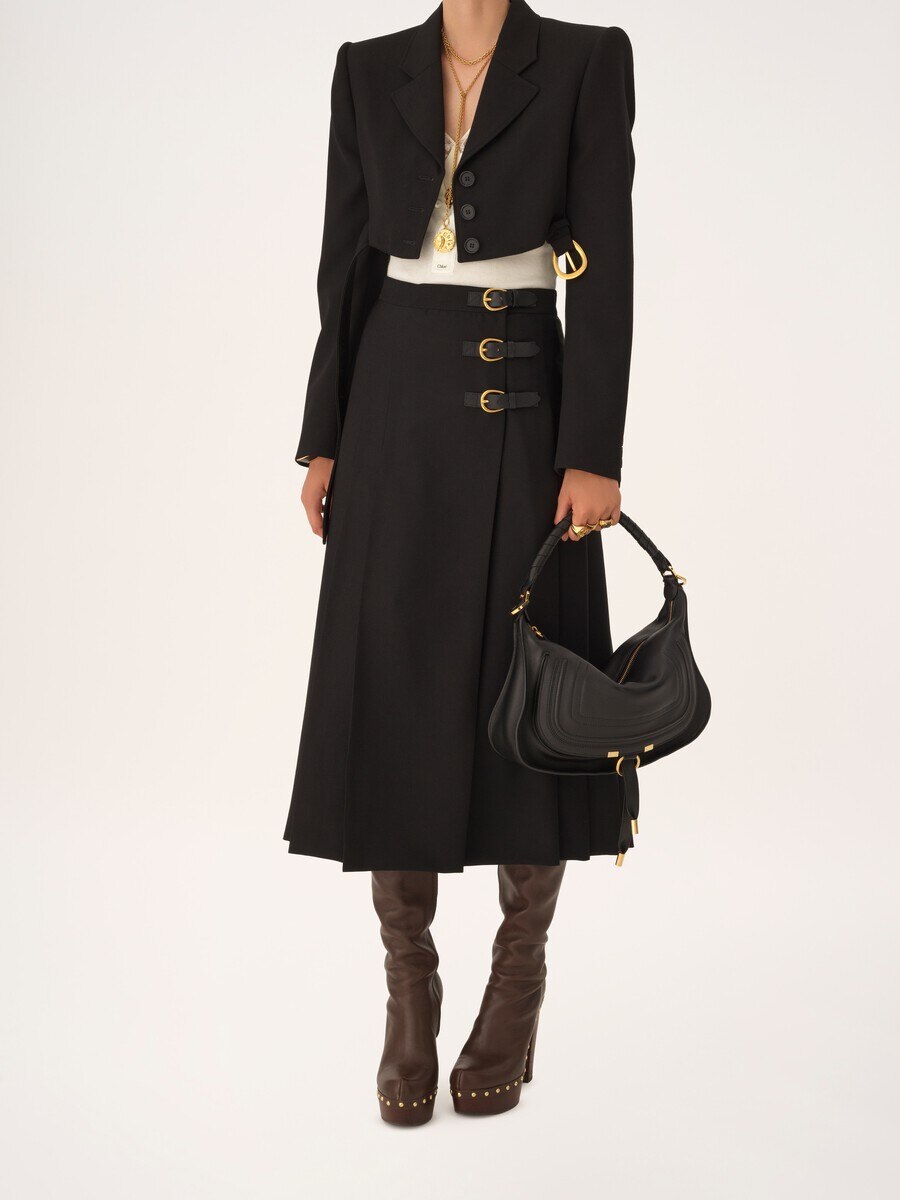 Small Marcie shoulder bag in soft leather - 9