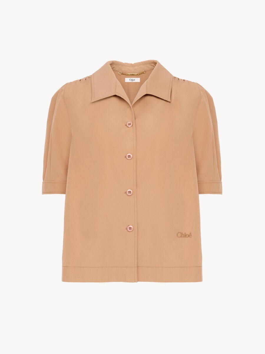 Short-sleeve shirt in cotton poplin - 2