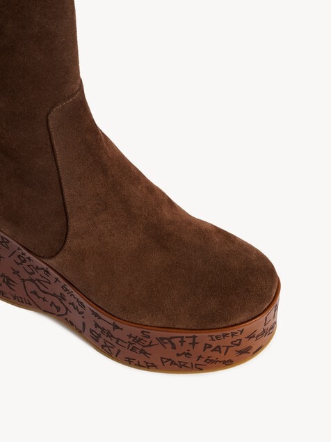 Botines con cu&ntilde;a Maxime
