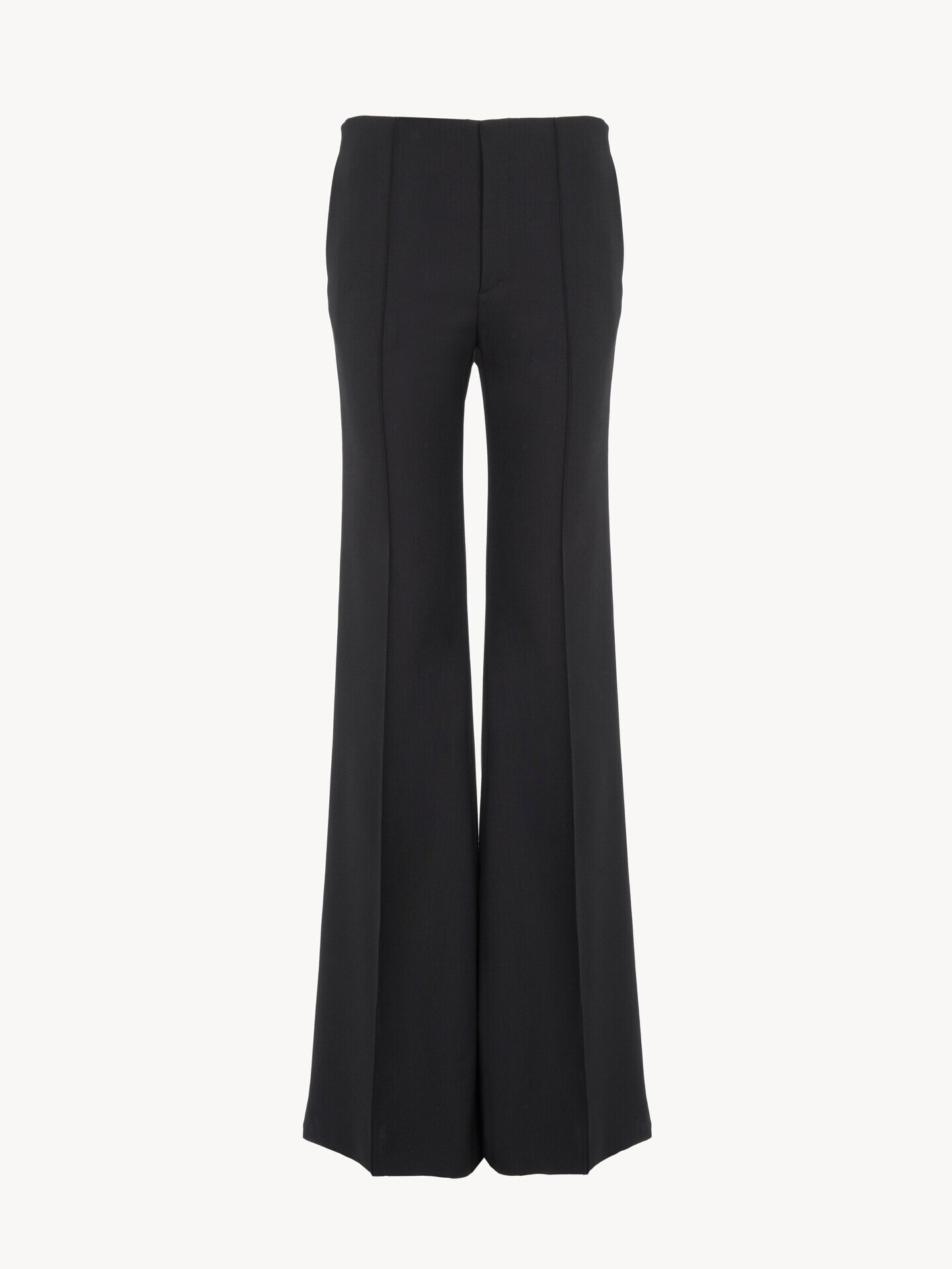 Flared trousers in stretch wool - 3