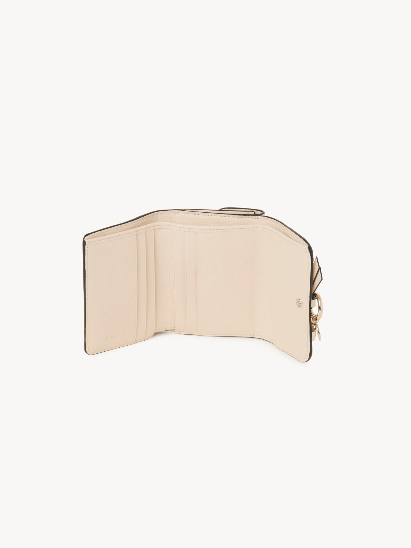 Small Alphabet tri-fold in grained leather - 5