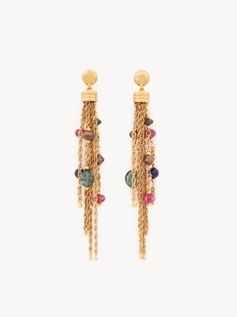 The Chlo&eacute; Pompoms earrings