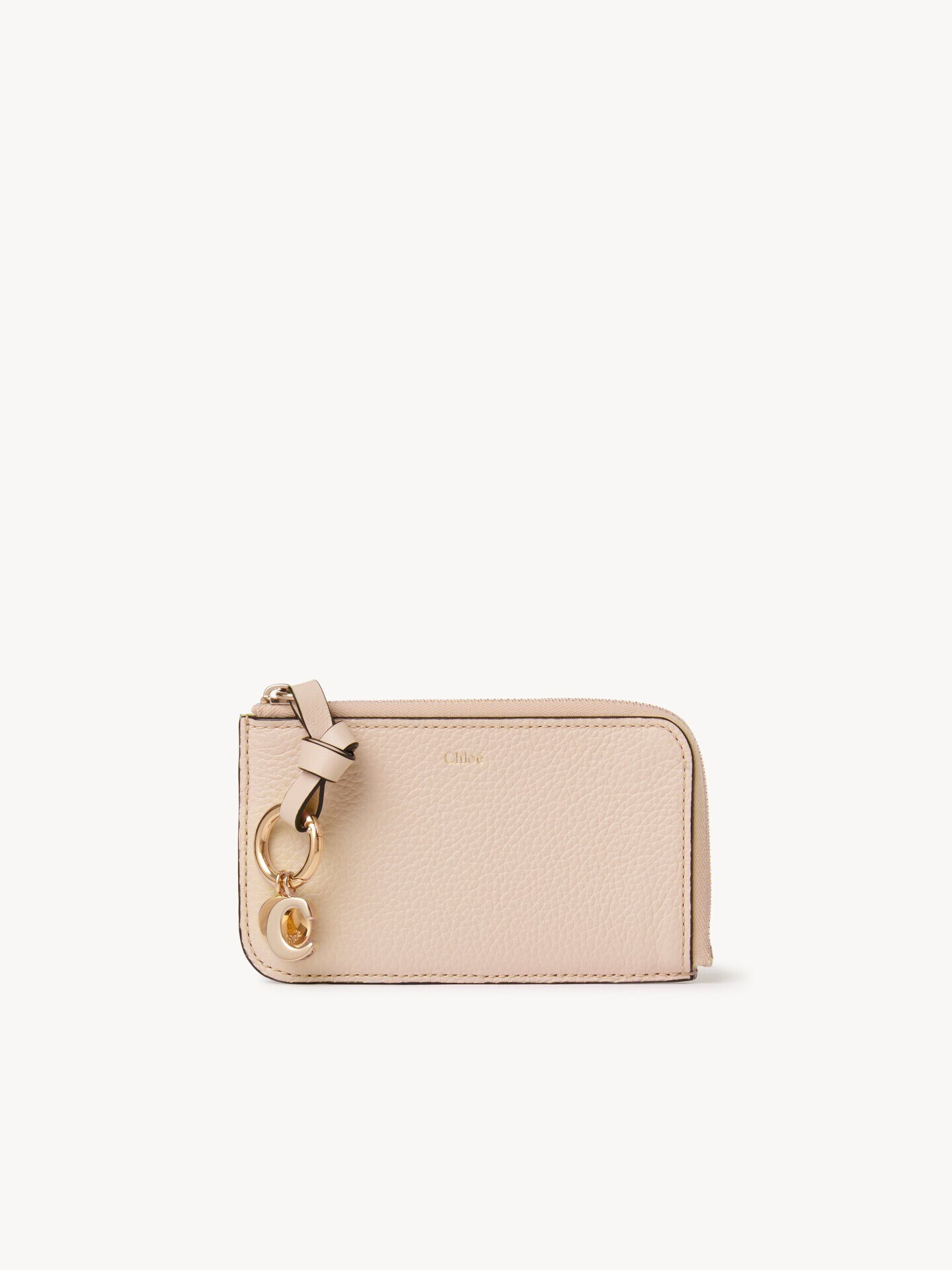 Alphabet wallet in grained leather - 2
