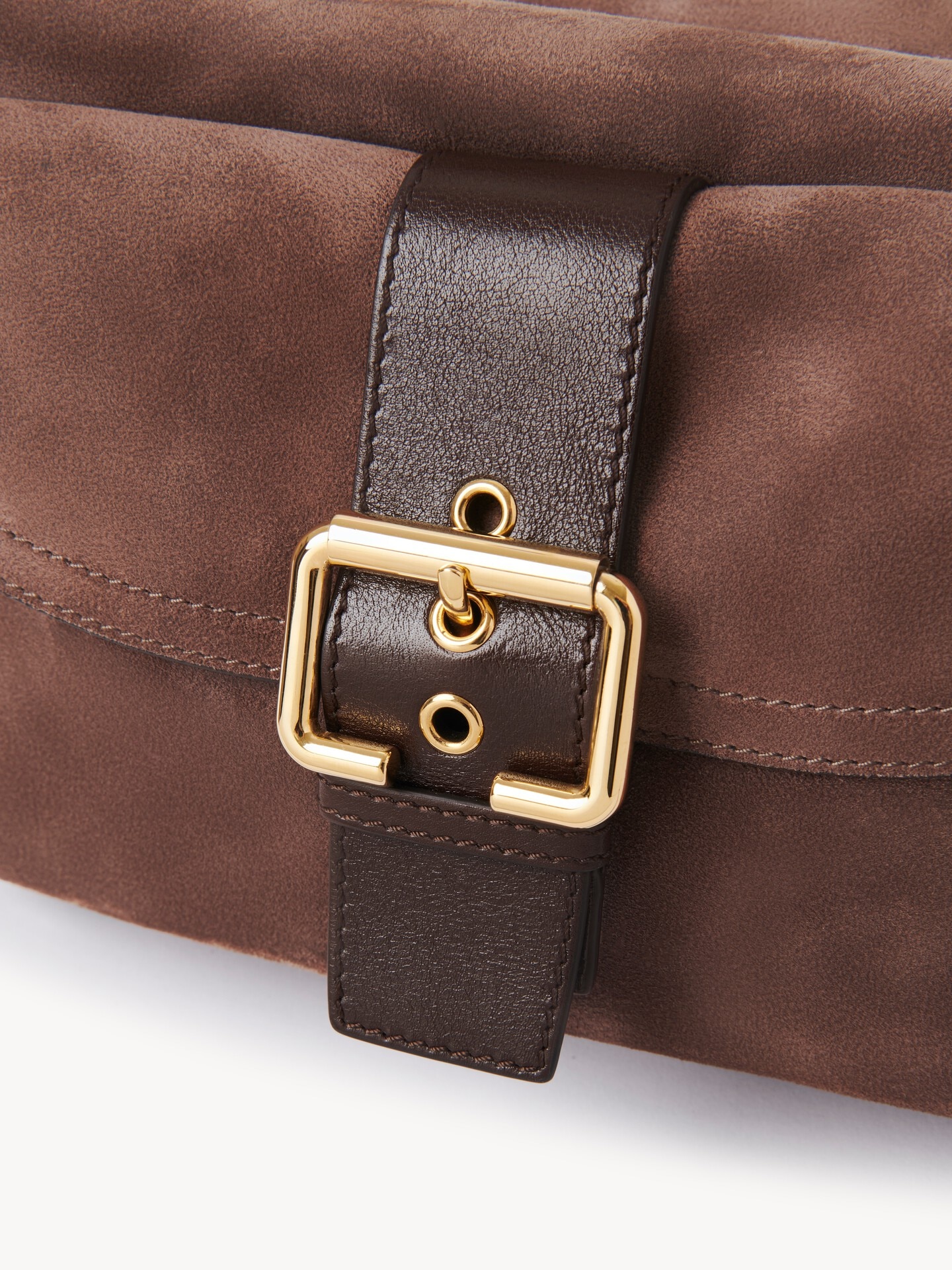 Camera bag in suede leather - 8