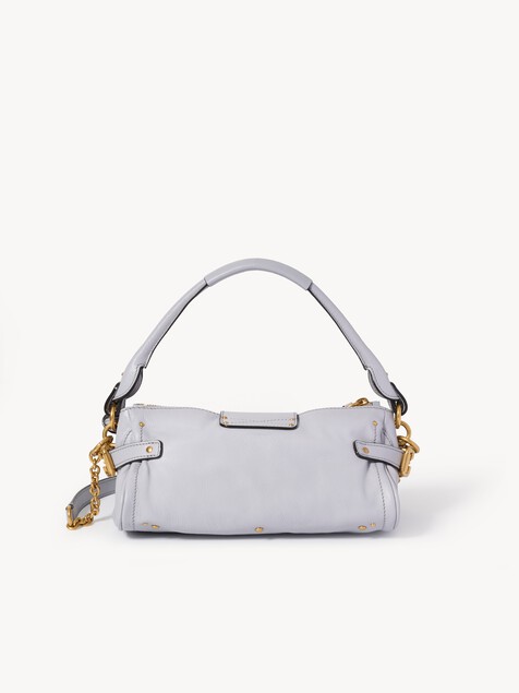 Small Paddington bag with strap in grained leather