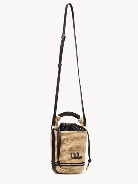 Chlo&eacute; Soleil bucket bag in cord