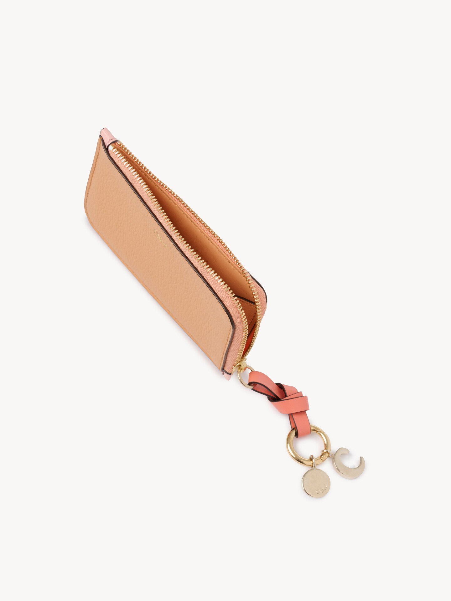 Cartera Alphabet de cuero granulado - 5