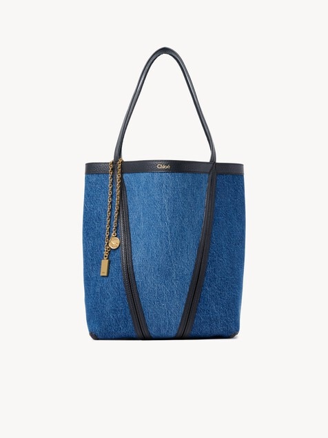Bolso tote Chlo&eacute; Spin de tejido vaquero