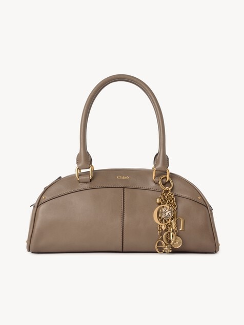 Bolso bowling Chlo&eacute; de cuero suave
