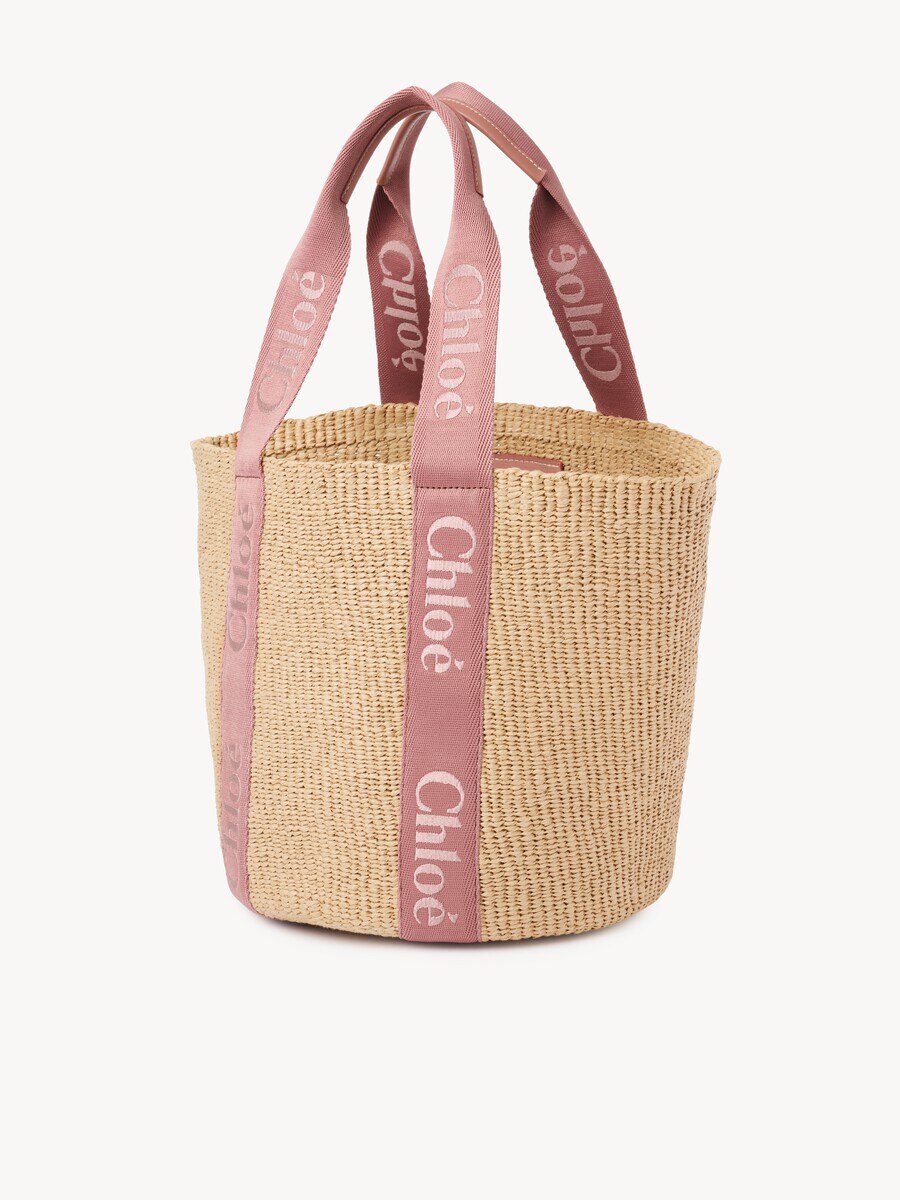 Large Woody basket in natural fibers - 5