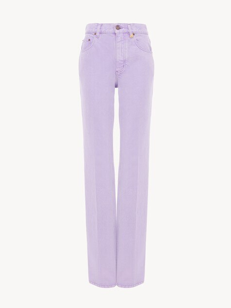 Straight denim jeans