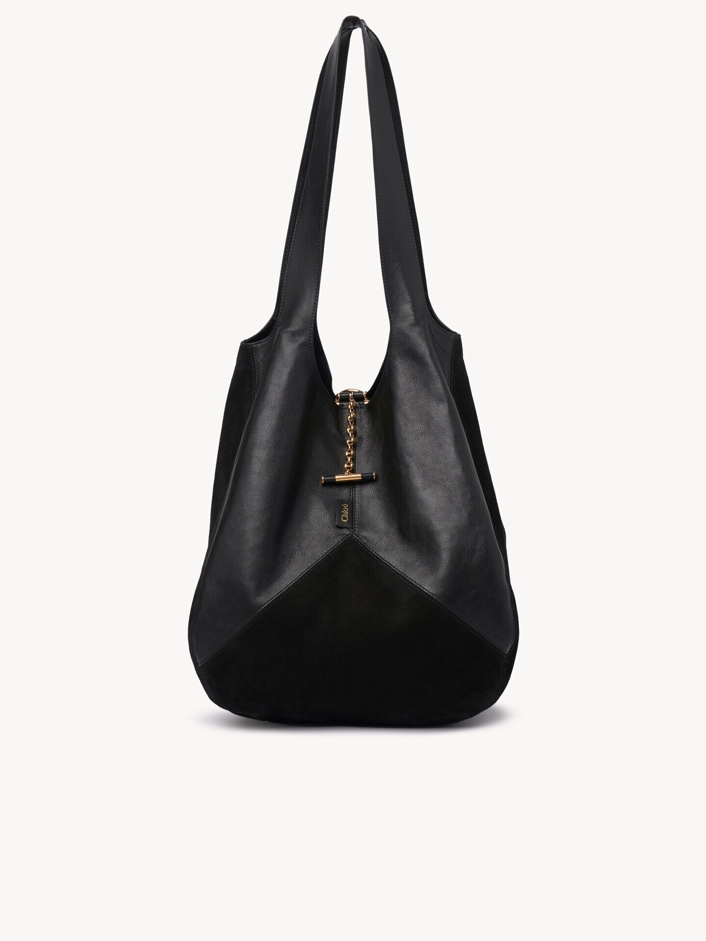 Chloé Balloon bag in grained & suede leather - 2