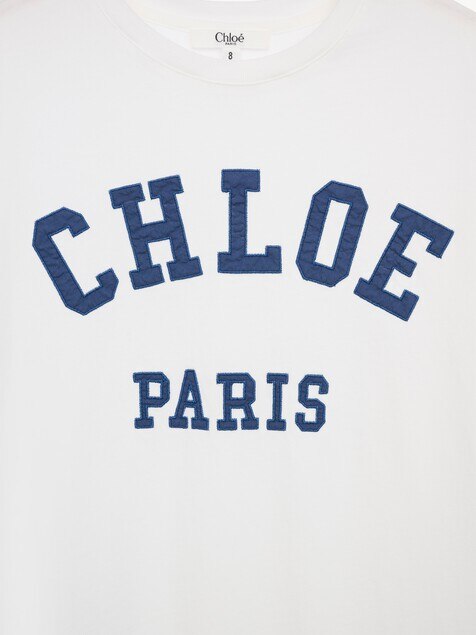 Kids' short-sleeve logo dress