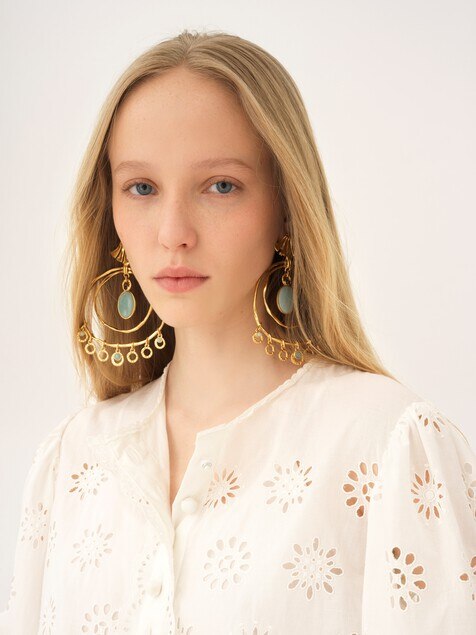 Pendientes Chlo&eacute; Sunflower