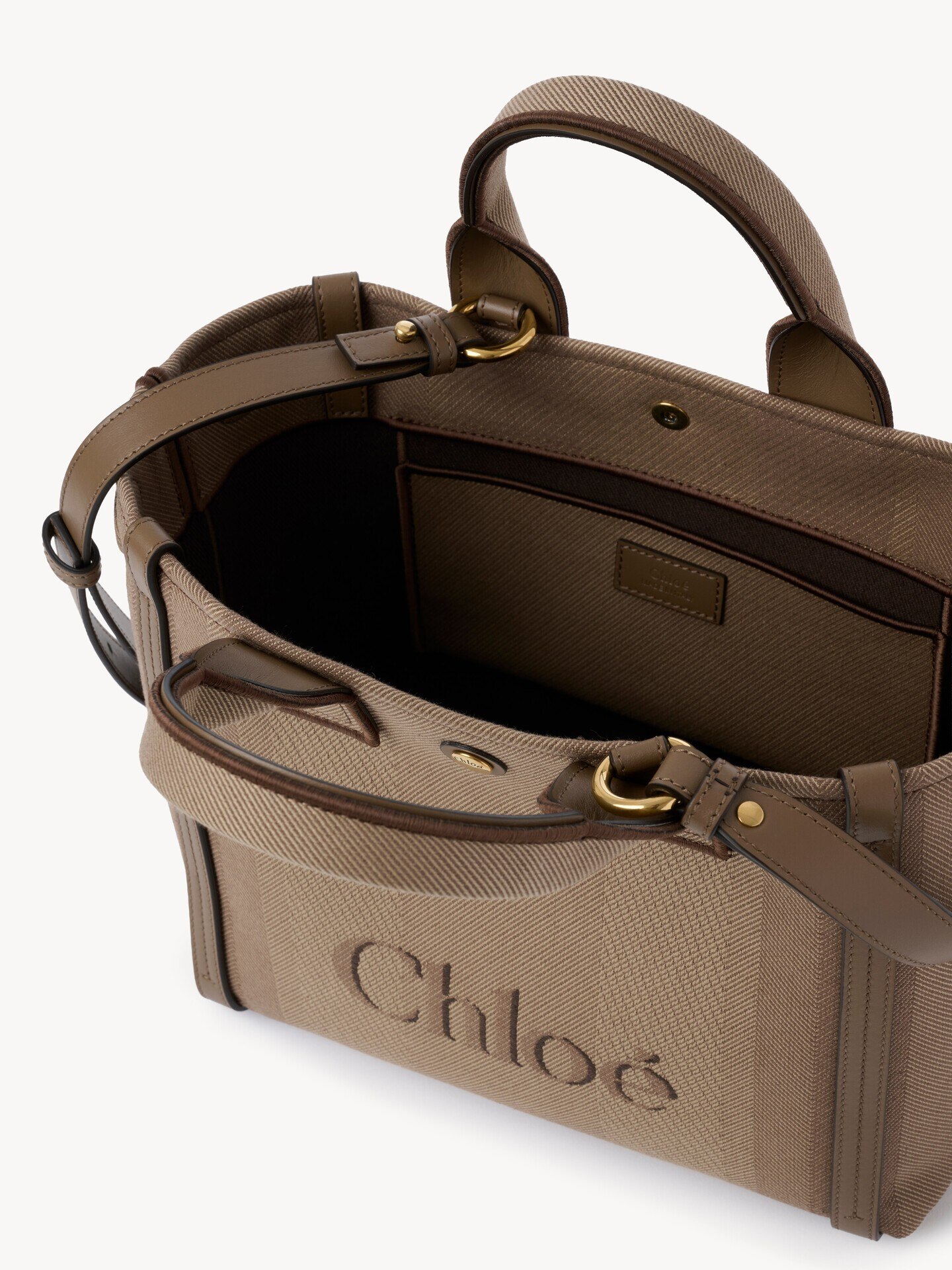 Small Chlo&eacute; Carry tote bag in canvas - 6