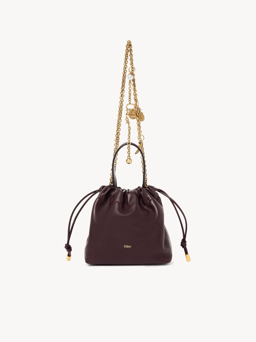 Mini Chlo&eacute; Icons shoulder bag with chain in soft leather - 2
