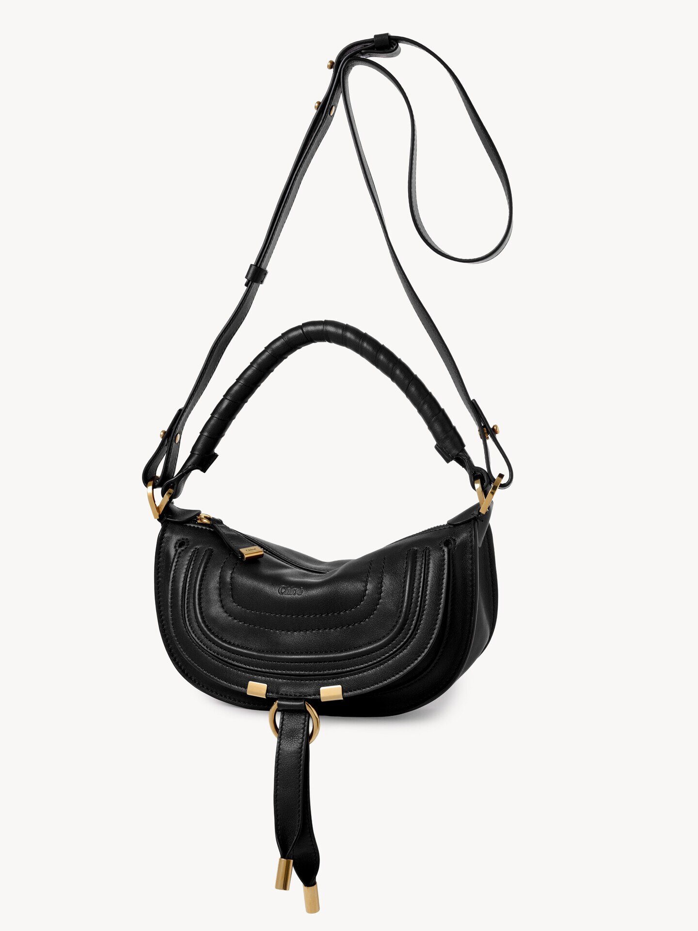 Minibolso de hombro Marcie de cuero suave - 3