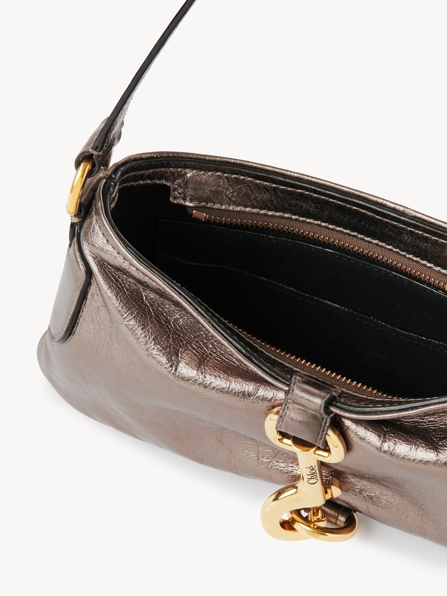 Kerala 25 shoulder bag in metallised leather - 6