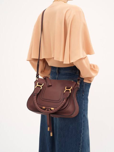 Bolso Marcie peque&ntilde;o de cuero granulado