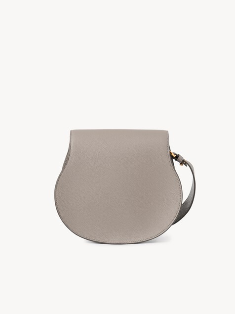 Bolso saddle Marcie de cuero granulado