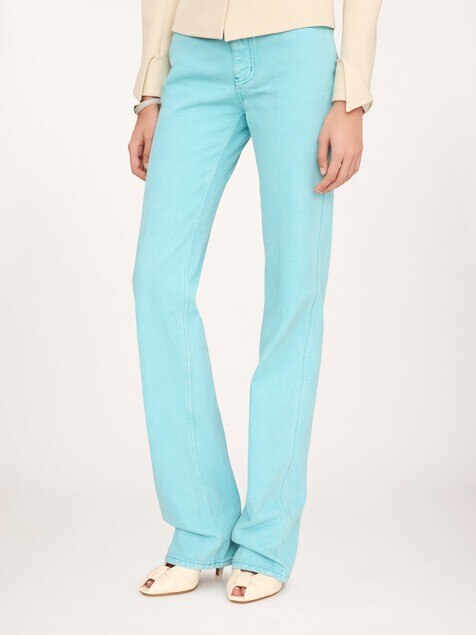 Straight denim jeans