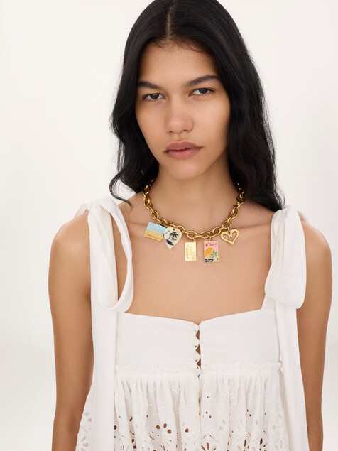 The Chlo&eacute; Postcards necklace