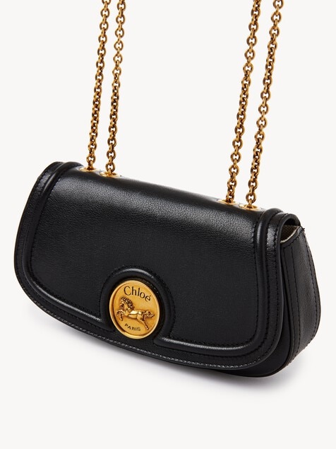 Horse Medal crossbody bag in grained leather