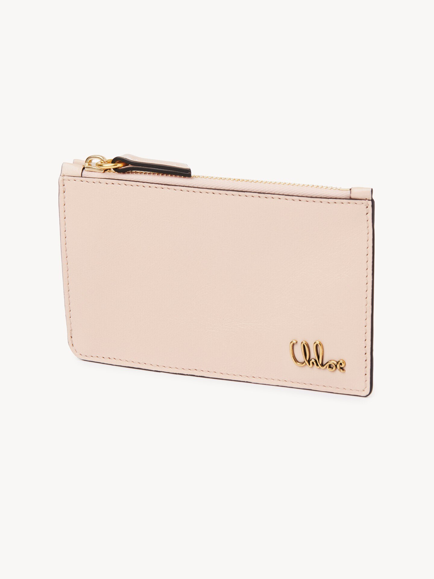 Small Chloé Iconic purse with card slots in shiny leather - 3