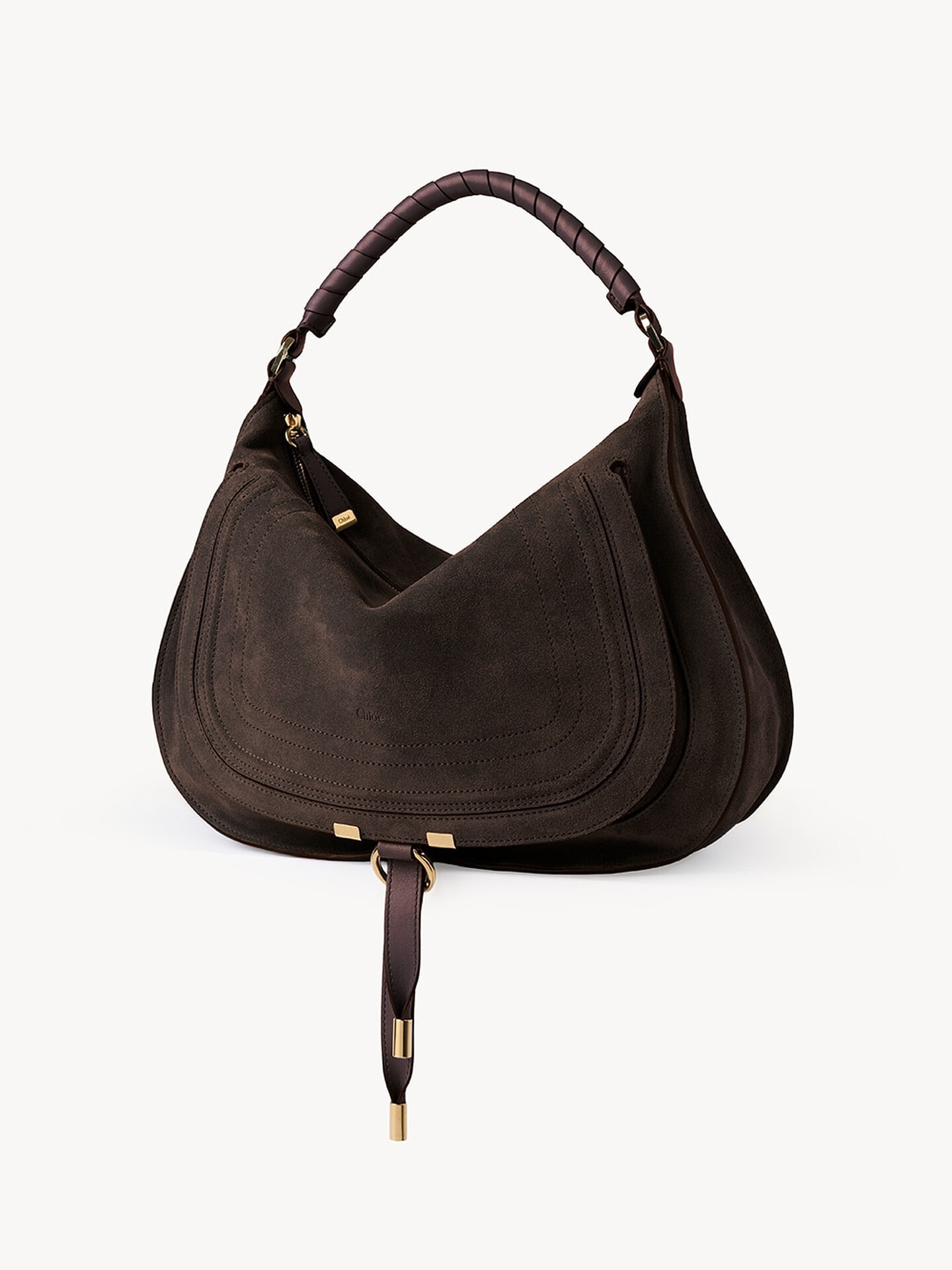 Marcie shoulder bag in suede leather - 6
