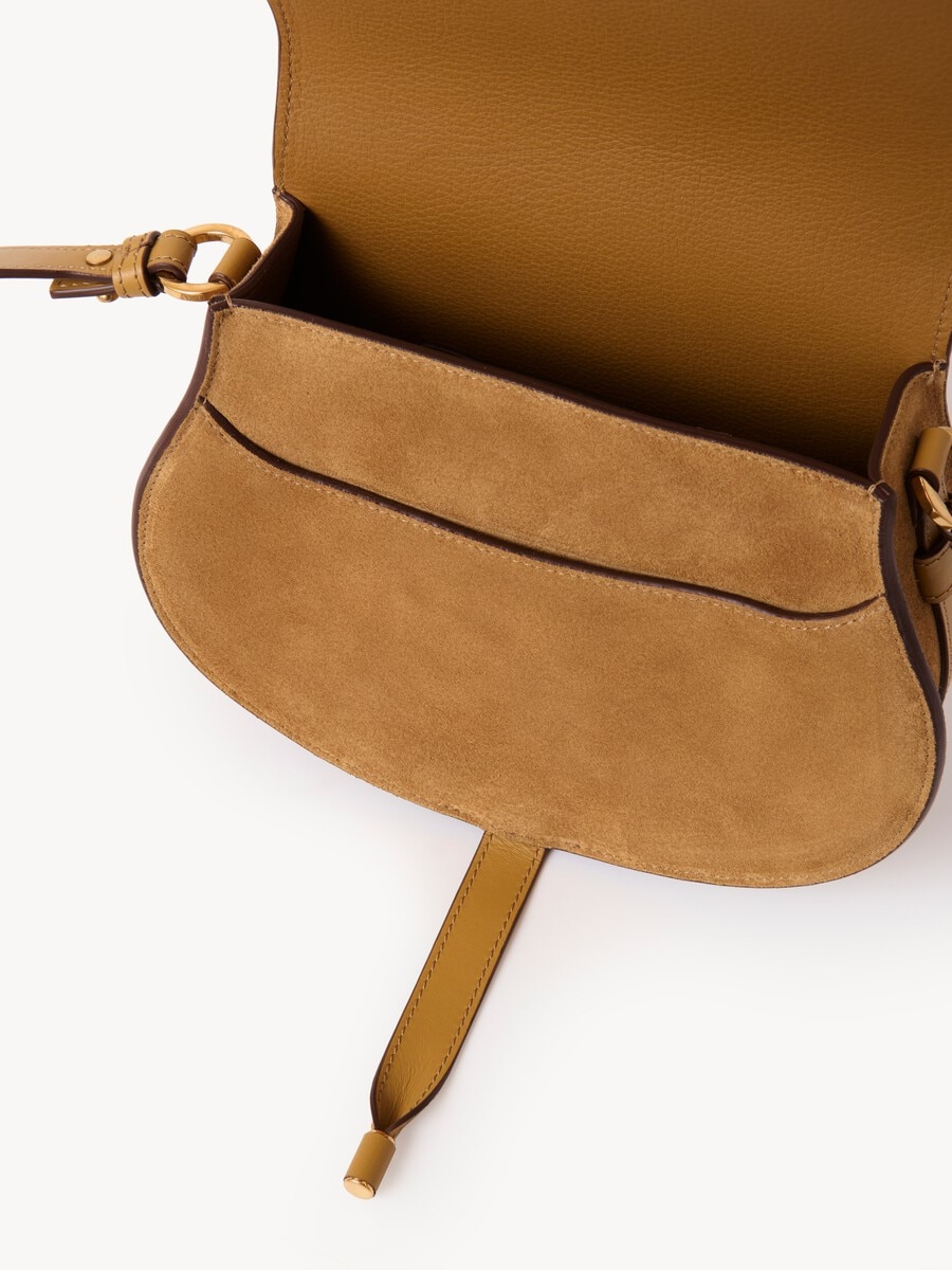 Marcie saddle bag in suede leather - 5