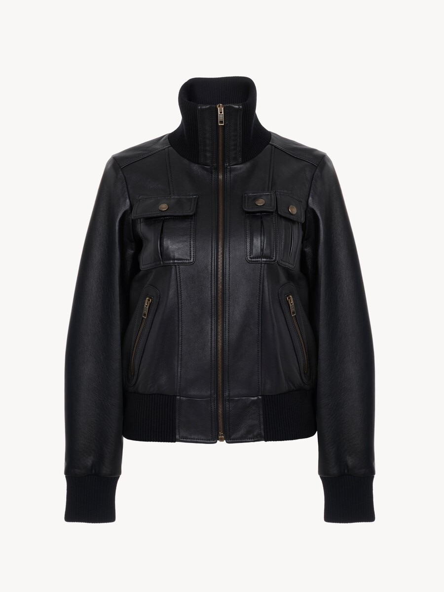 Short blouson in leather - 2