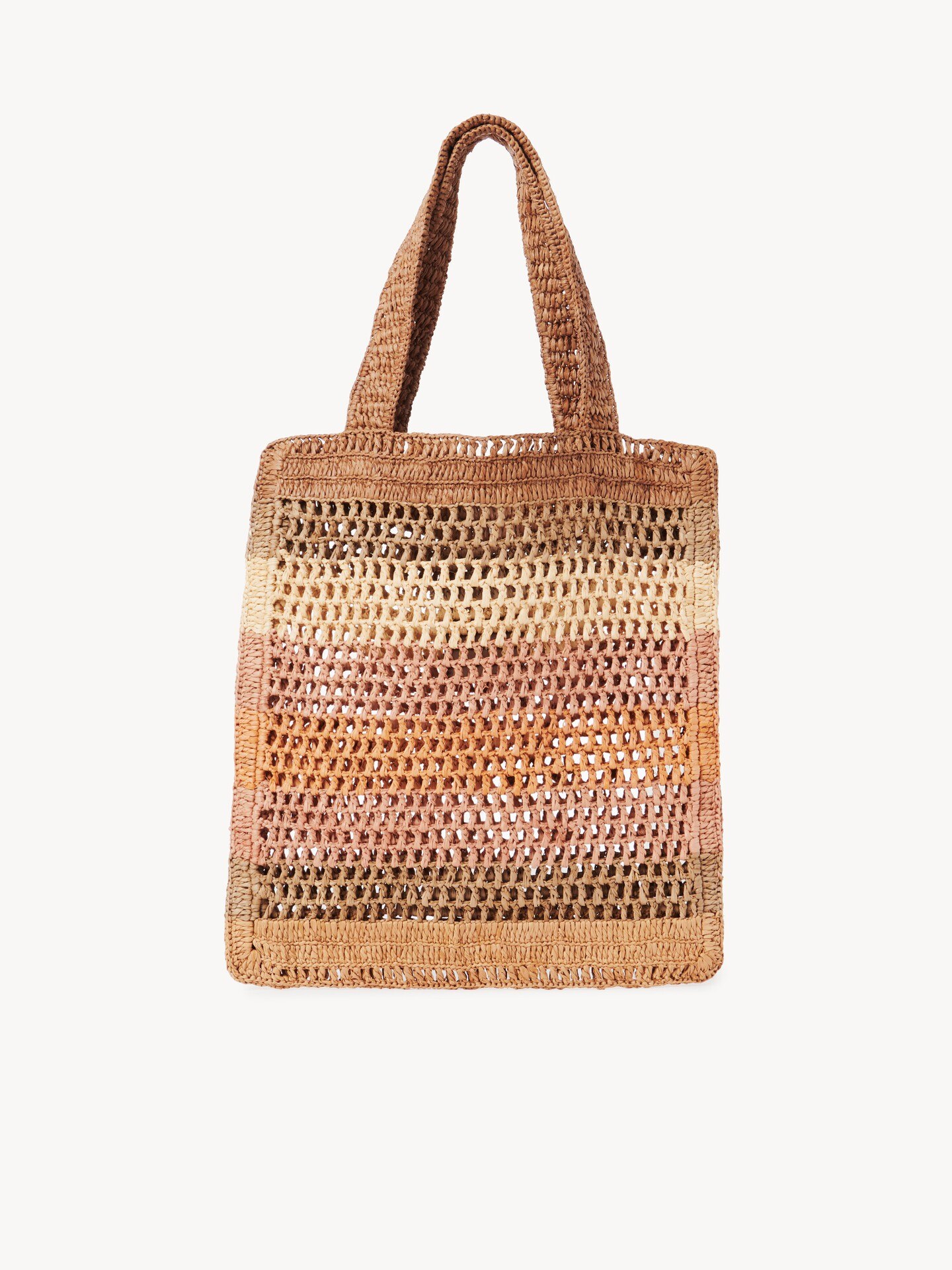 Bolso tote Summer Banana de rafia - 6