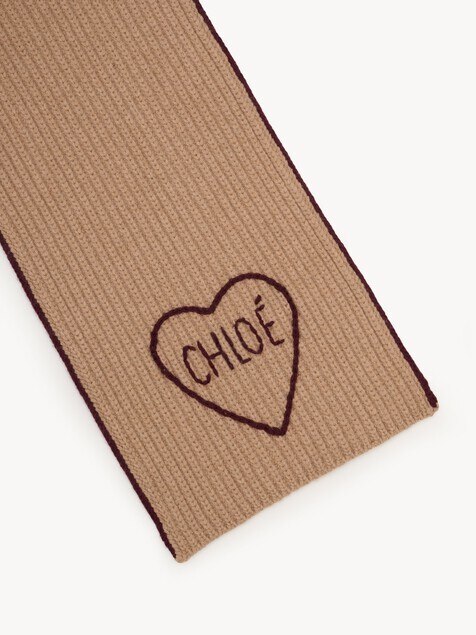 Bufanda Chlo&eacute; Encoeur de lana y cachemira