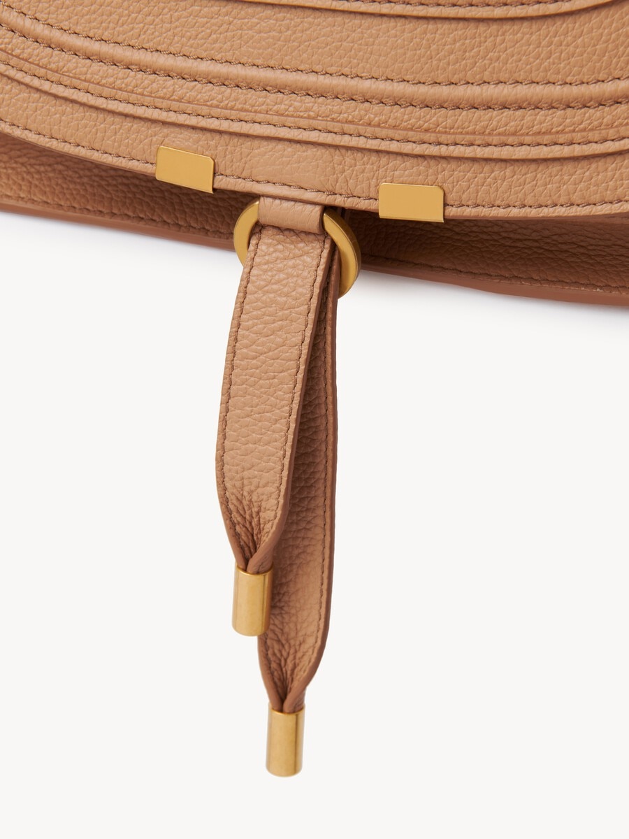 Small Marcie bag in grained leather - 9