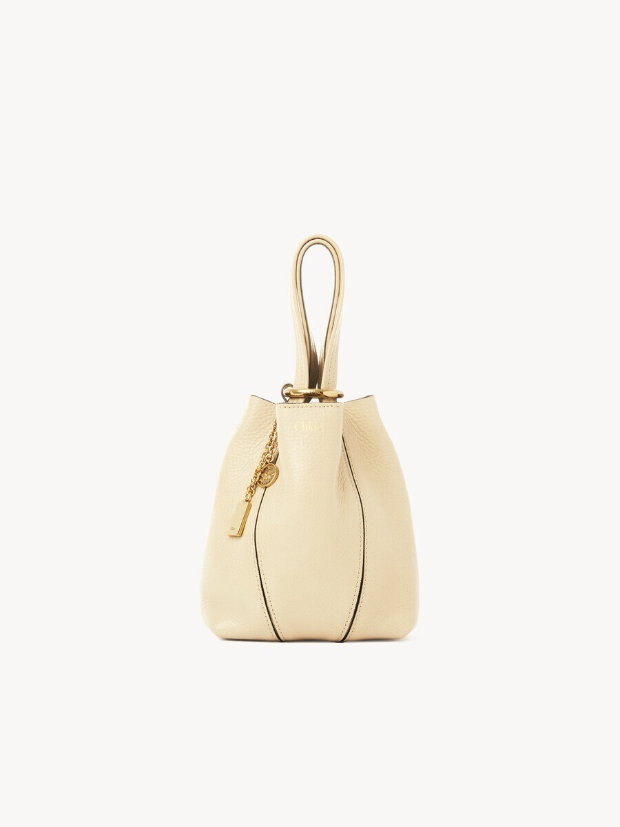 Small Chlo&eacute; Spin tote bag in grained leather - 2