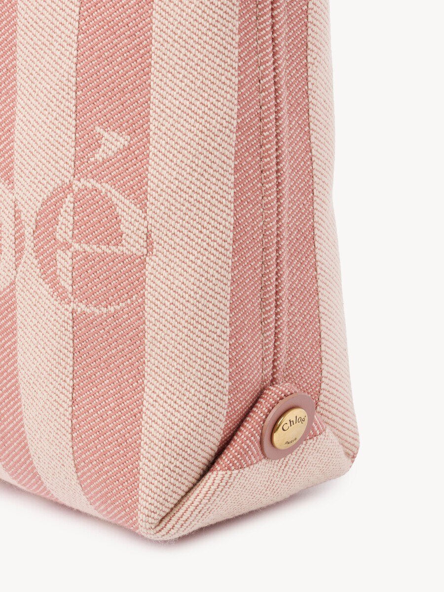 Mini Chlo&eacute; Stripy tote bag in jacquard - 7