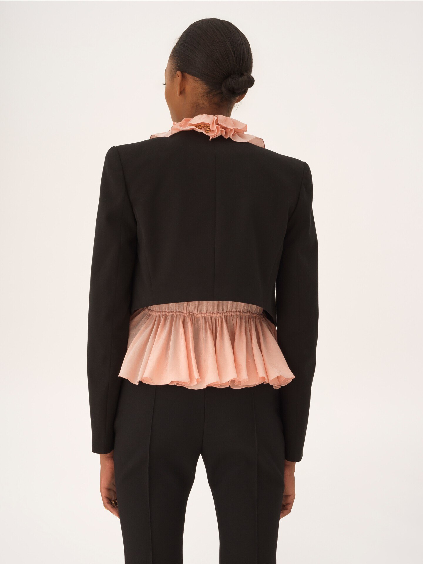 Cropped Spencer jacket in soft cavalry cotton - 6